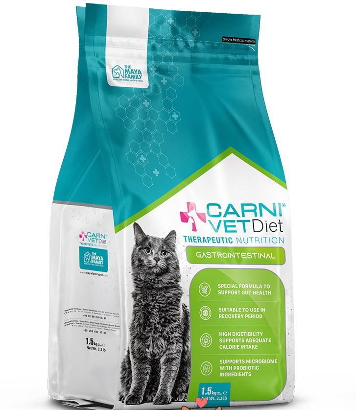 Carni VD Cat Gastrointestinal Корм для кошек При расстройствах ЖКТ 1,5 кг