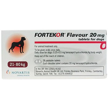  Фортекор для собак 20 мг 14 таб для питомцев
