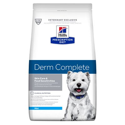  Hill's d/c Derm Complete для собак мини пород при аллергии, для кожи 1,5 кг