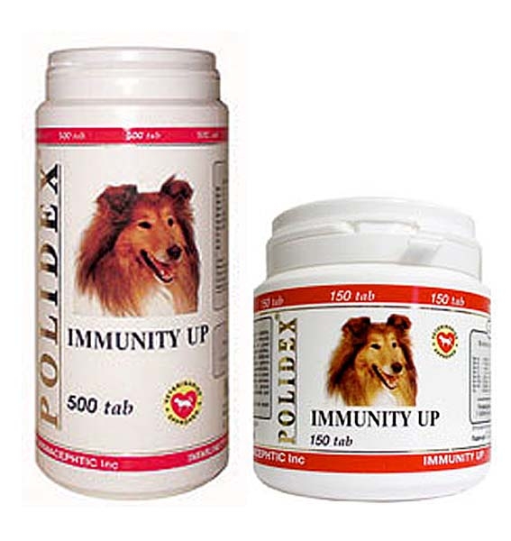  Полидекс Иммунити Ап витамины для собак 500 таб для питомцев
