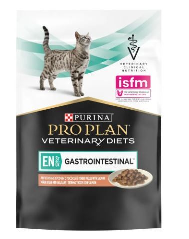  Purina EN Gastroenteric пауч для кошек с Нарушением Пищеварения лосось 85 г