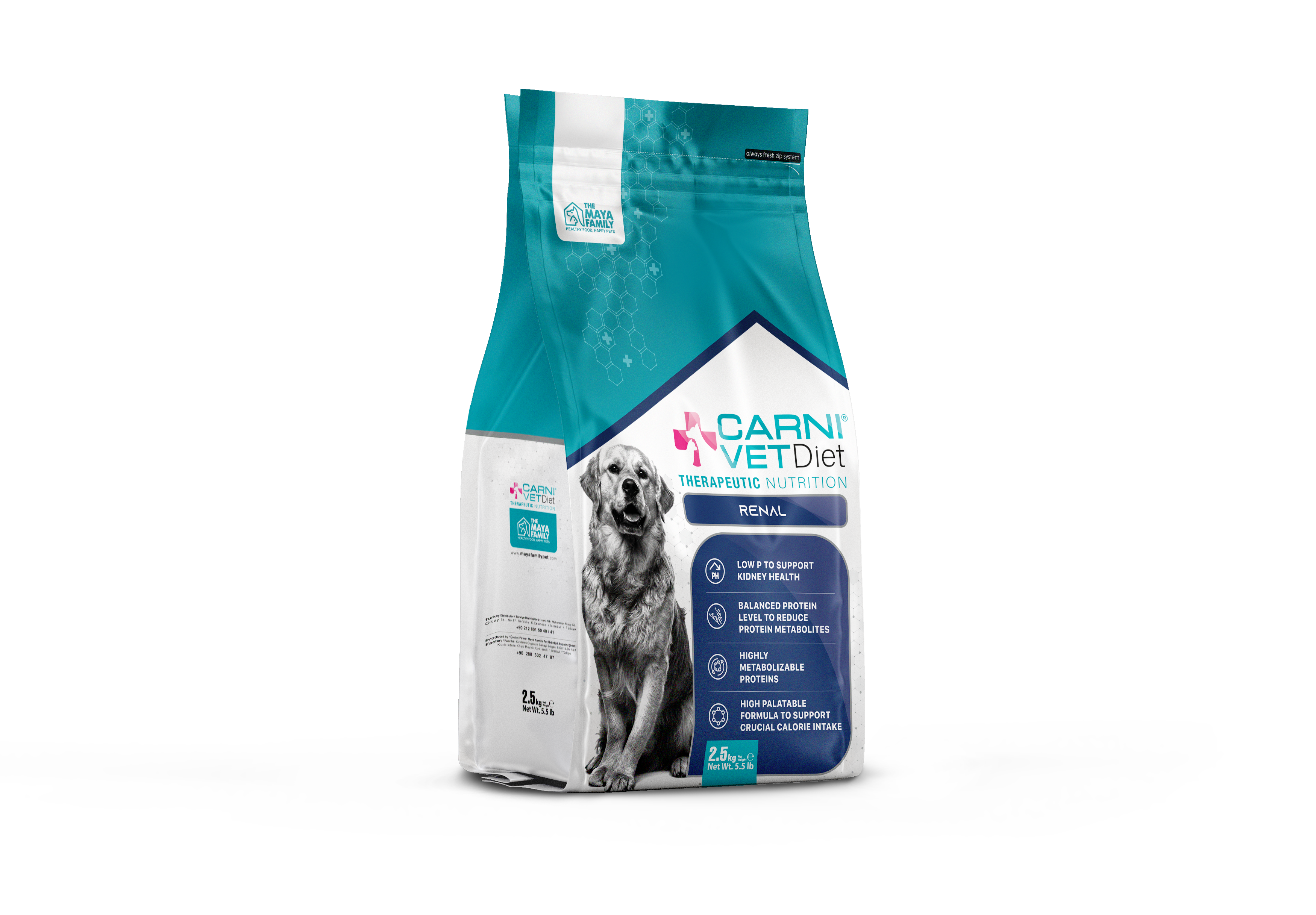  Carni VD Dog Renal Корм для собак При ХПН / для поддержания здоровья почек 2,5 кг