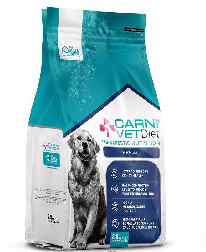 Carni VD Dog Renal Корм для собак При ХПН / для поддержания здоровья почек 2,5 кг