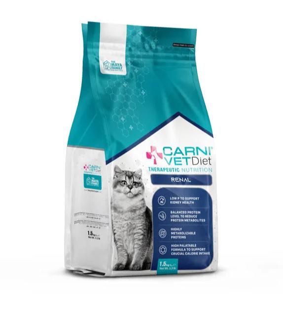  Carni VD Cat Renal Корм для кошек При ХПН / для поддержания здоровья почек 1,5 кг