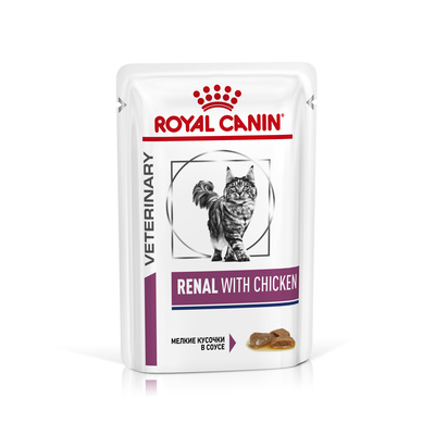  Royal Canin Renal для кошек Цыпленок пауч 85 г