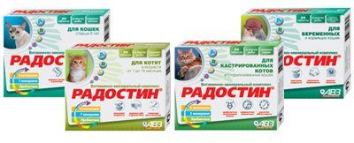 Витамины Радостин для собак и кошек: уникальные комплексы от российского производителя