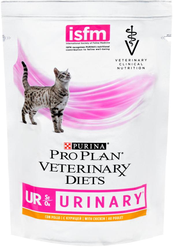  Purina UR Urinary пауч для кошек при Мочекаменной болезни Курица Акция 4+1*85 г