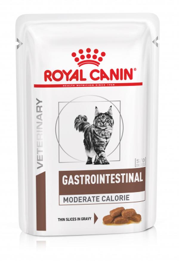  Royal Canin Gastro Intestinal Moderate Calorie для кошек пауч 85 г