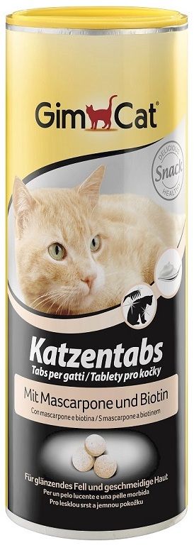  GimCat Витамины для кошек Сыр маскарпоне и биотин цена за 10шт для питомцев
